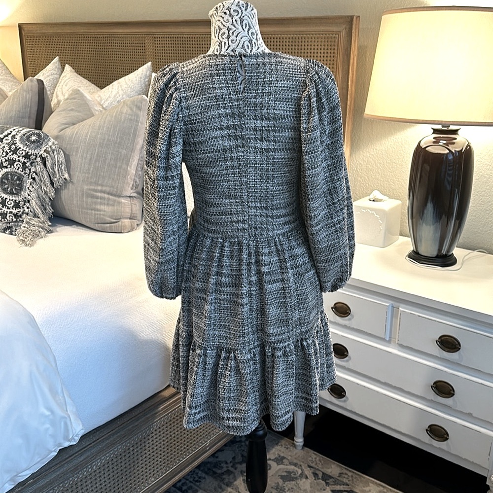 NWT Mango Tweed Dress - Picture 4 of 9